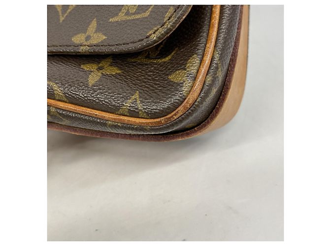 Borsa a tracolla Louis Vuitton Monogram Cartouchiere MM Marrone - vista 6