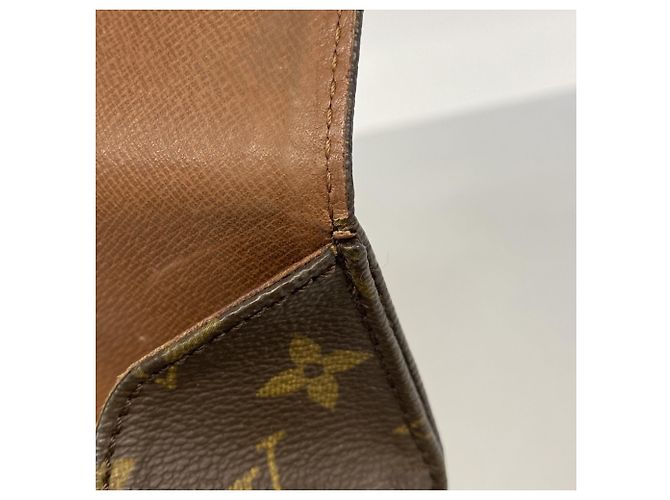 Borsa a tracolla Louis Vuitton Monogram Cartouchiere MM Marrone - vista 8