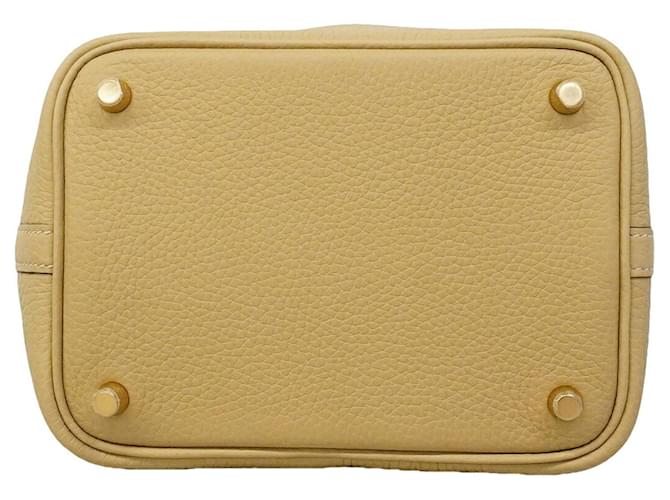Hermès Borsa Hermes Picotin Lock PM Beige - vista 3