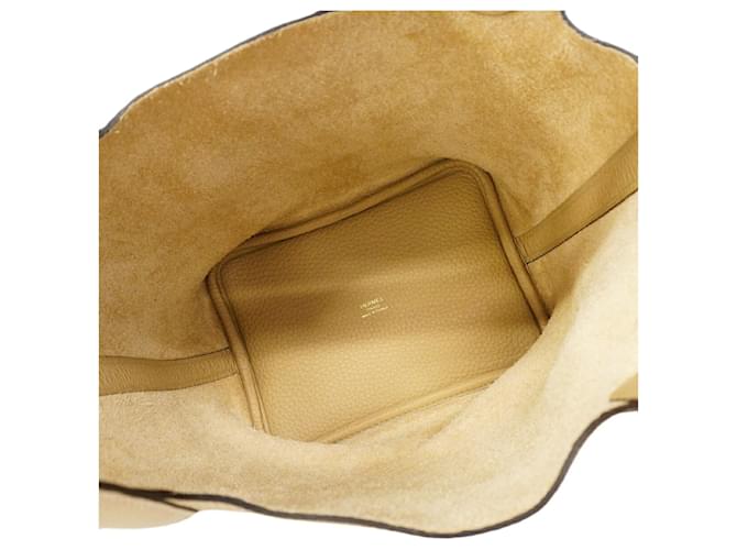 Hermès Borsa Hermes Picotin Lock PM Beige - vista 4