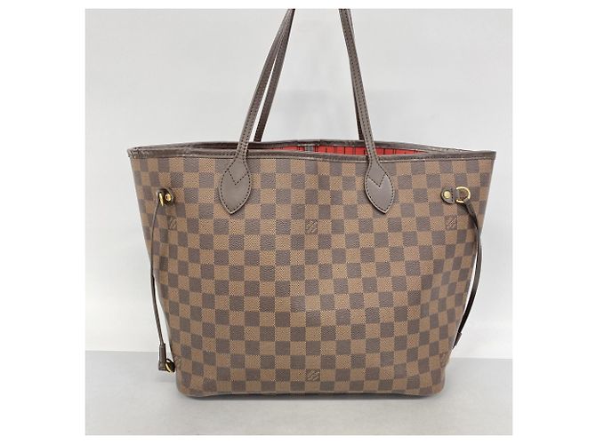 Borsa tote Neverfull MM Damier di Louis Vuitton Damier ebene - vista 13