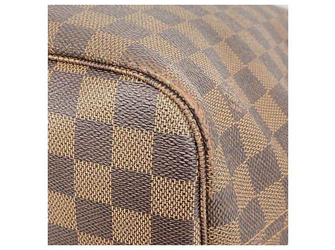 Borsa tote Neverfull MM Damier di Louis Vuitton Damier ebene - vista 6