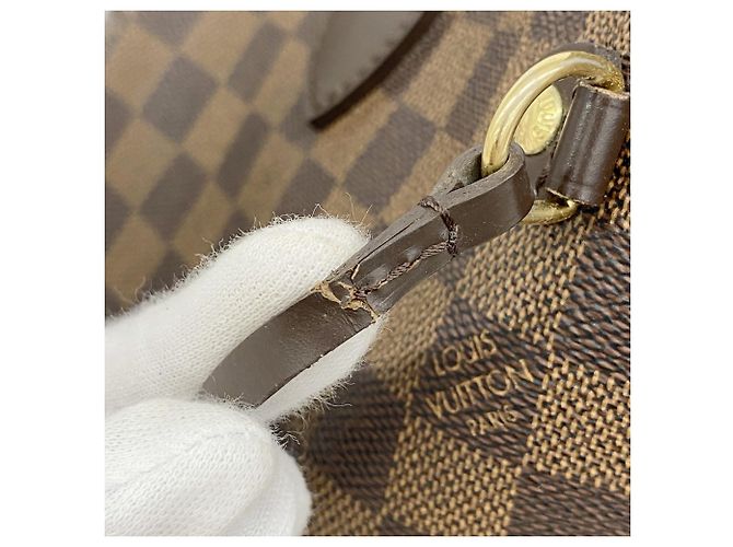 Borsa tote Neverfull MM Damier di Louis Vuitton Damier ebene - vista 8
