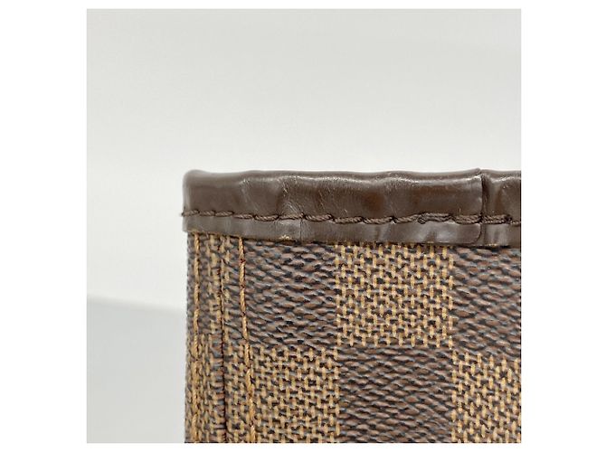 Borsa tote Neverfull MM Damier di Louis Vuitton Damier ebene - vista 9