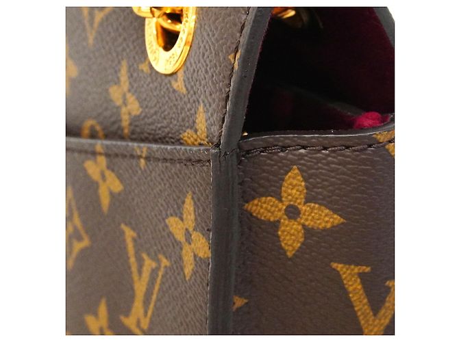 Borsa a tracolla Louis Vuitton Monogram Passy Marrone Nero - vista 6