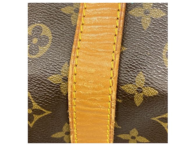 Louis Vuitton Marrone Boston Monogram Keepall Bandoulière 60 - vista 15