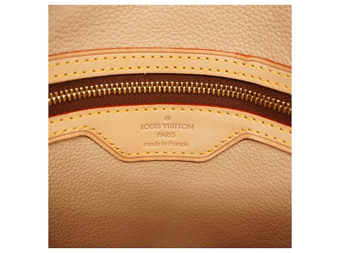 Borsa Tote Louis Vuitton Monogram Bucket PM Marrone - vista 5