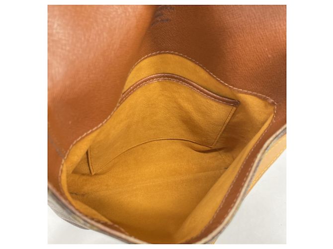 Borsa a tracolla Louis Vuitton Monogram Musette Salsa Marrone - vista 4