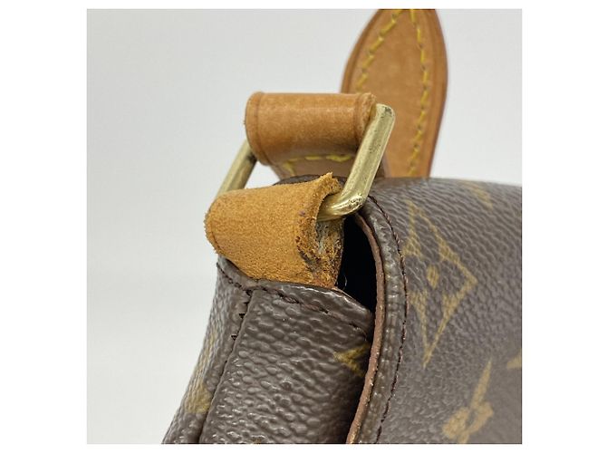 Borsa a tracolla Louis Vuitton Monogram Musette Salsa Marrone - vista 8