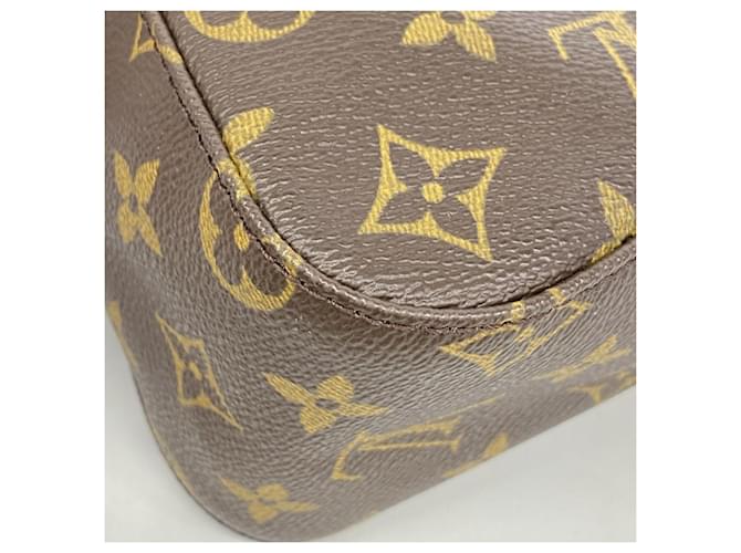 Borsa a tracolla Louis Vuitton Monogram Mini Looping Marrone - vista 6