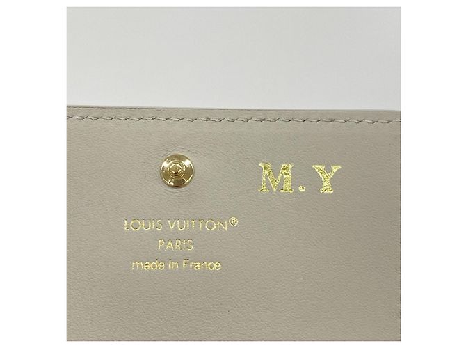 Cartera Louis Vuitton Portefeuille Capucines Tiny Tri-fold Castaño - vista 4