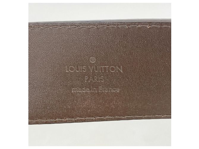 Cintura Louis Vuitton Damier in Ebene Damier ebene - vista 2