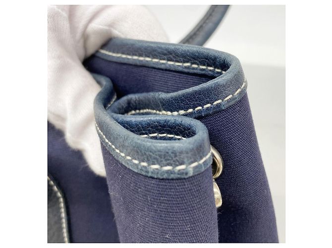 Hermès Borsa Tote Hermes Garden PM Blu navy - vista 6