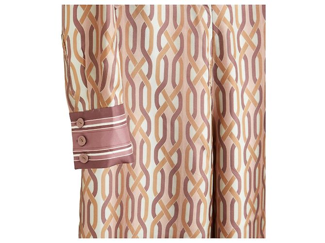 Zimmermann Ensemble Bluse und Hose FR40 Beige Rosa Seide Set Oberteil Hose UK12 US10 Pink - Ansicht 5