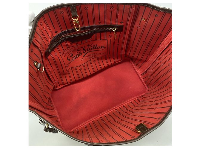 Borsa Tote Louis Vuitton Damier Neverfull MM Damier ebene - vista 4
