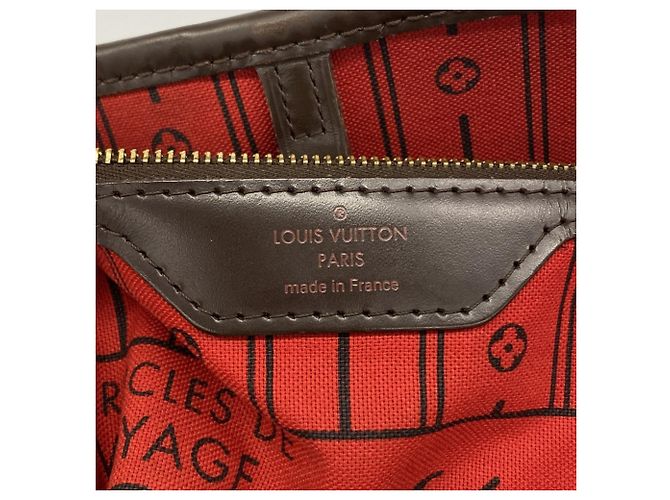 Borsa Tote Louis Vuitton Damier Neverfull MM Damier ebene - vista 5