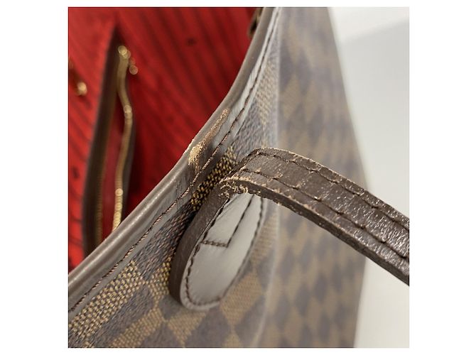 Borsa Tote Louis Vuitton Damier Neverfull MM Damier ebene - vista 7