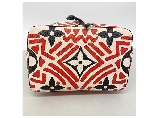 Néonoé Borsa a Spalla Louis Vuitton Monogram Giant NeoNoe Rosso - vista 3