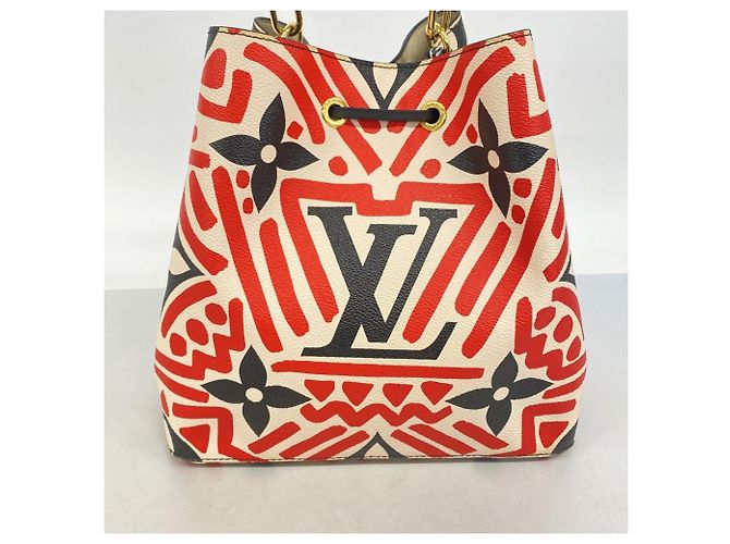Néonoé Borsa a Spalla Louis Vuitton Monogram Giant NeoNoe Rosso - vista 9