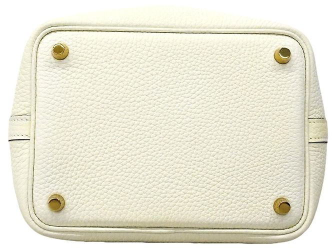 Hermès Hermes Picotin Lock PM Eclat Handtasche Weiß - Ansicht 3