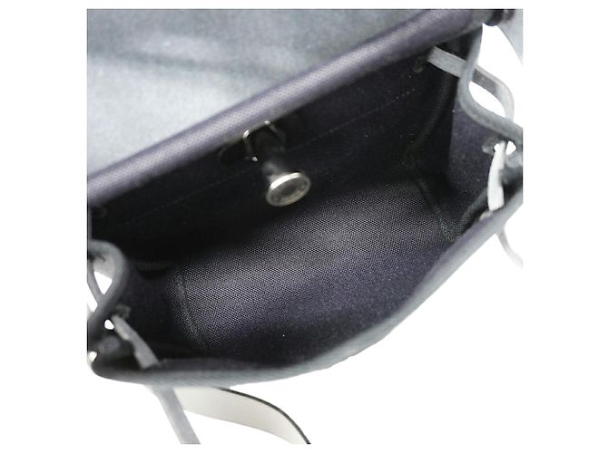 Borsa a tracolla Hermès Herbag Zip Mini Toile Military Black Nero - vista 4