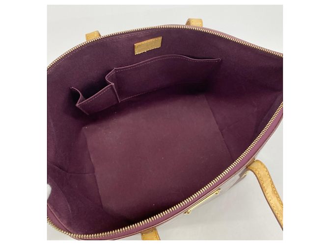 Borsa Tote Louis Vuitton Vernis Bellevue GM Porpora - vista 4