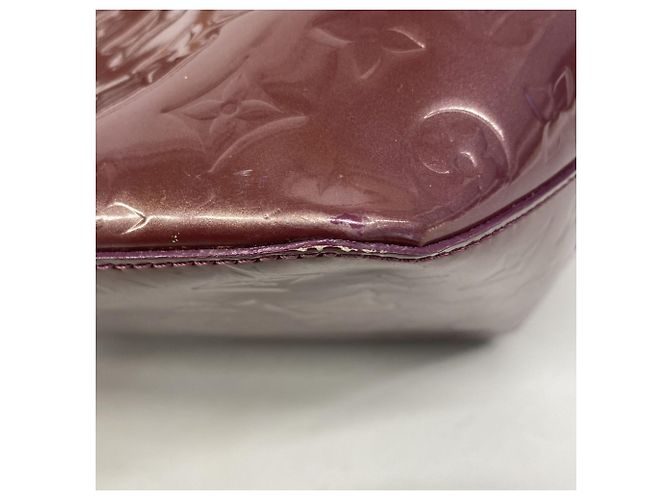 Borsa Tote Louis Vuitton Vernis Bellevue GM Porpora - vista 7
