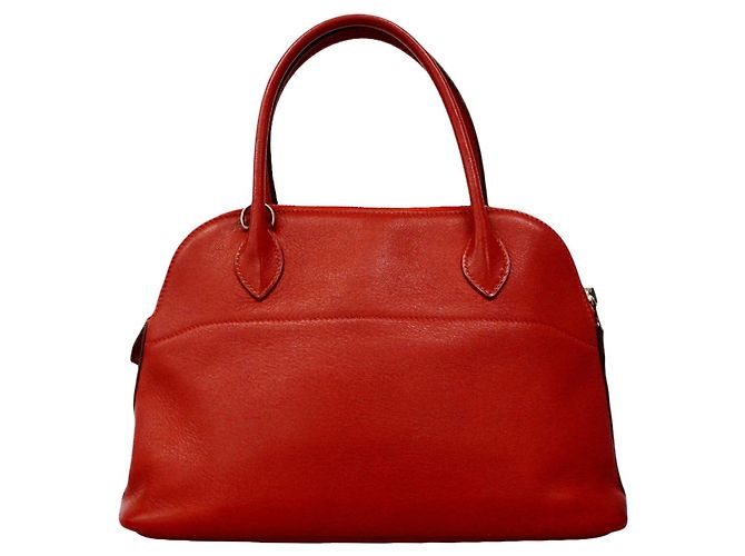 Hermès Borsa Hermes Bolide 27 Evercolor Rosso - vista 11