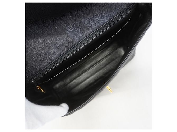 Timeless Chanel Matelassé Schultertasche Schwarz - Ansicht 4