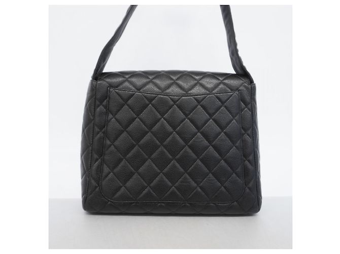 Timeless Chanel Matelassé Schultertasche Schwarz - Ansicht 8