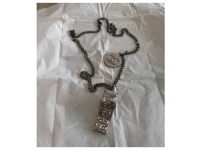 Collar silbato Chanel Hardware de plata - vista 5