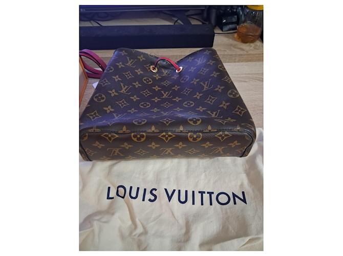 Louis Vuitton Monogram Noe BB Marrone Rosa - vista 12