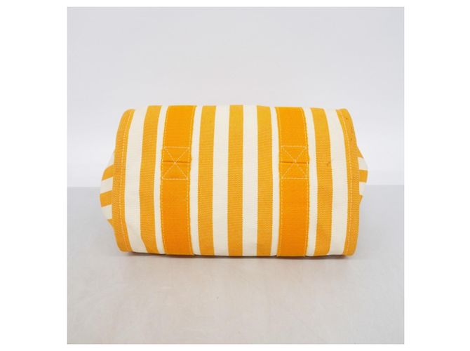 Hermès Bolso de lona Hermes Cannes PM Naranja - vista 3