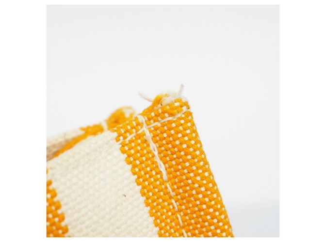 Hermès Bolso de lona Hermes Cannes PM Naranja - vista 6