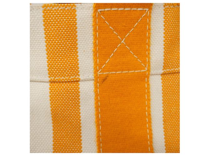 Hermès Bolso de lona Hermes Cannes PM Naranja - vista 8