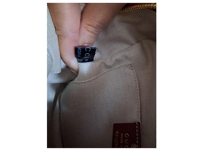 Gucci x Doraemon GG Supreme Canvas and Red Leather Crossbody Bag Brown - view 7