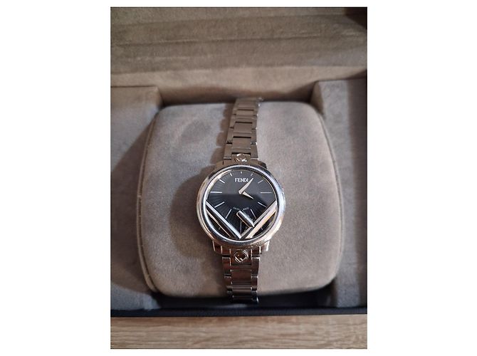Fendi Damen Uhr Edelstahl Schwarz Silber Hardware - Ansicht 2