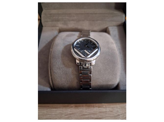 Fendi Damen Uhr Edelstahl Schwarz Silber Hardware - Ansicht 3