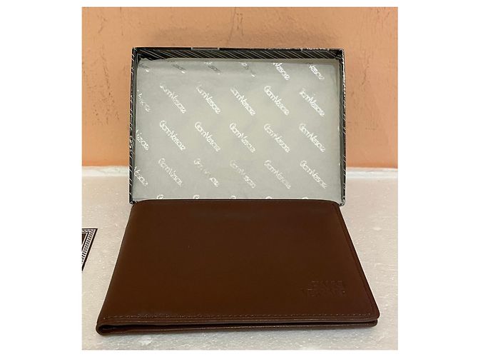 Gianni Versace Brown Leather Wallet - view 10