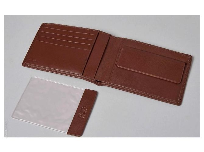 Gianni Versace Brown Leather Wallet - view 3