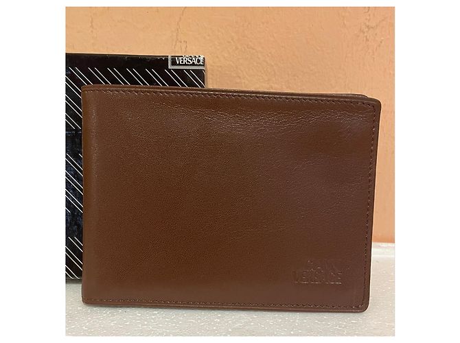 Gianni Versace Brown Leather Wallet - view 6