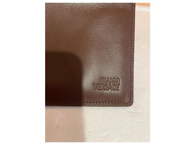 Gianni Versace Brown Leather Wallet - view 7