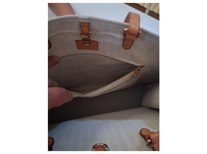 Louis Vuitton Neverfull MM Monogram Ombre Rosa Beige - vista 4