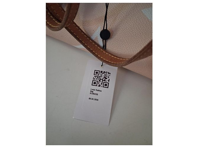 Louis Vuitton Neverfull MM Monogram Ombre Rosa Beige - vista 9