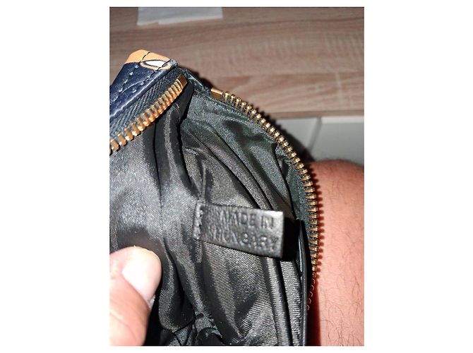 Moschino Teddy Bear gesteppte Leder-Pochette Schwarz - Ansicht 9