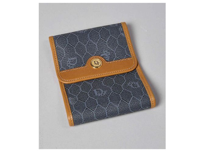 Christian Dior monogram canvas wallet Brown Dark grey - view 2