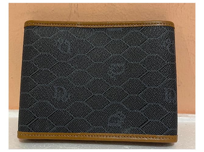 Christian Dior monogram canvas wallet Brown Dark grey - view 4