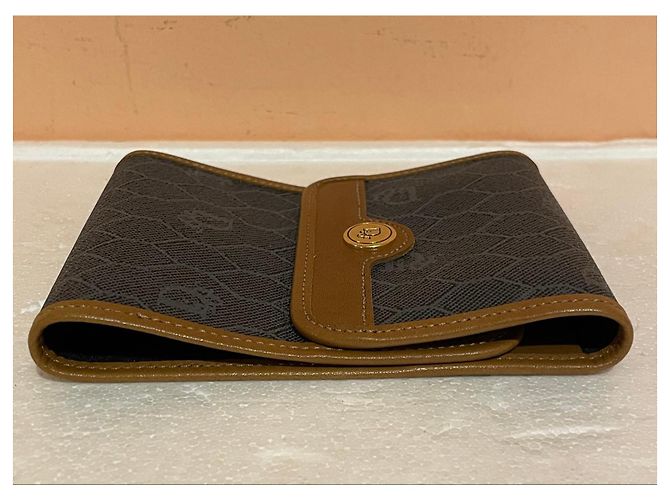 Christian Dior monogram canvas wallet Brown Dark grey - view 5