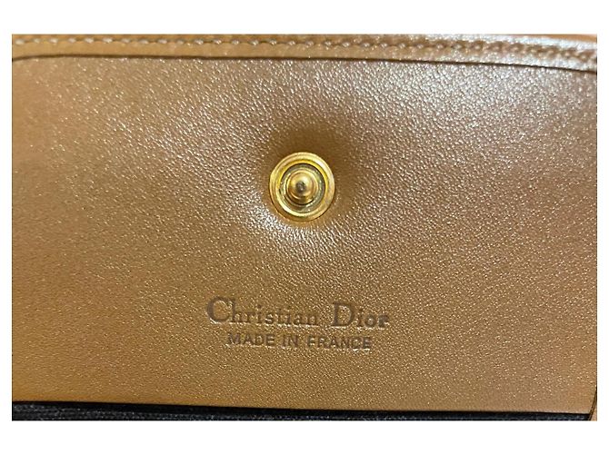 Christian Dior monogram canvas wallet Brown Dark grey - view 8