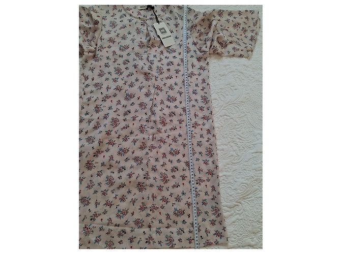 Zadig & Voltaire Kleid mit Blumenmuster Pink Rot Blau - Ansicht 12